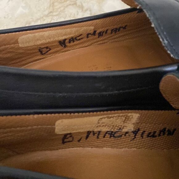 GEOX Respira Black Leather Classic Penny Loafers - Picture 12 of 12